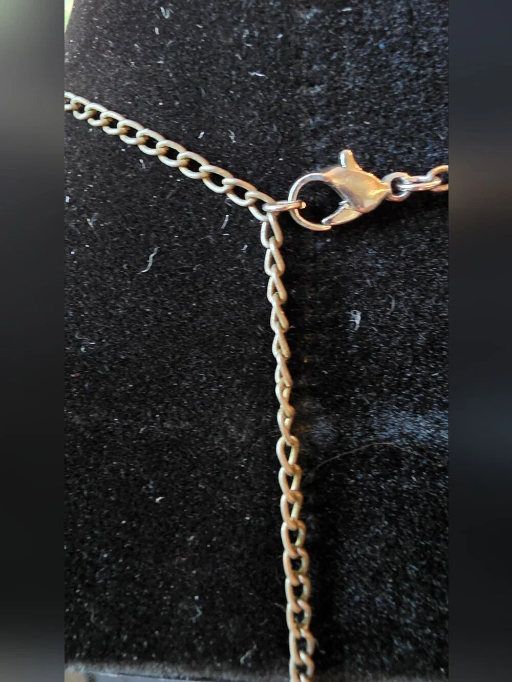 Antique Gold Tone Owl Statement Necklace Long Chain Boho Vintage Style